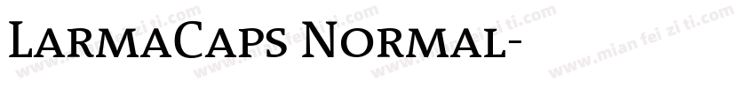 LarmaCaps Normal字体转换
